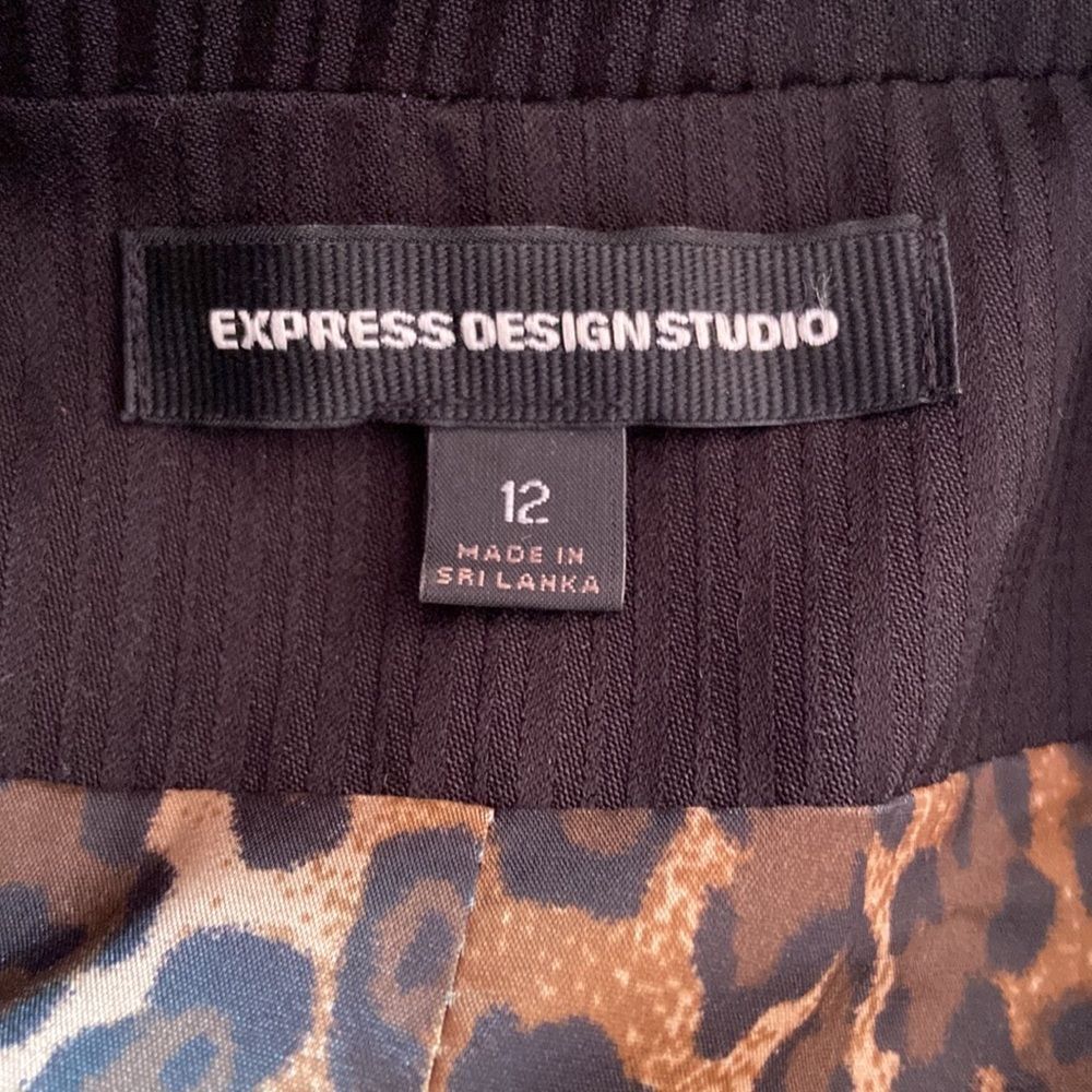 Express Design Studio One Button Jacket Women’s B… - image 3